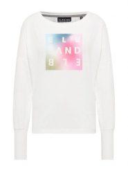 ELBSAND Bluza "Imke" w kolorze białym rozmiar: M. Białe bluzy bez kaptura ELBSAND, m, bez wzorów, bez kaptura. Za 109.95 zł.