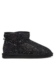 EMU Australia Śniegowce Stinger Micro Milkyway W13186 Czarny. Czarne śniegowce Emu Australia, bez wzorów, ze skóry, bez zapięcia. Za 699.99 zł.