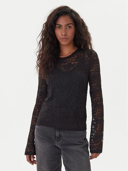 Vero Moda Bluzka Kanya 10336176 Czarny Regular Fit. Czarne bluzki Vero Moda, m, bez wzorów, z syntetyku, bez kołnierzyka, bez ramiączek. Za 139.99 zł.