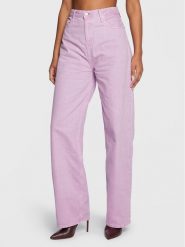 Calvin Klein Jeans Jeansy J20J220182 Fioletowy Relaxed Fit. Fioletowe jeansy Calvin Klein Jeans, bez wzorów, z bawełny. Za 599.99 zł.