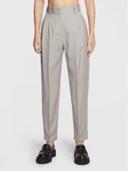 Fabiana Filippi Spodnie materiałowe PAD222W379 Szary Regular Fit. Szare spodnie materiałowe Fabiana Filippi, bez wzorów, z materiału. Za 2,609.00 zł.
