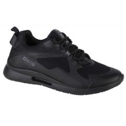Buty Big Star Shoes W LL274372 czarne. Czarne buty treningowe bez wzorów, z gumy, bez zapięcia. Za 309.65 zł.