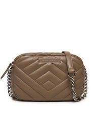 Armani Exchange Torebka 949158 4R742 14949 Beżowy. Brązowe kopertówki Armani Exchange, bez wzorów, ze skóry, wizytowe, bez dodatków. Za 449.99 zł.