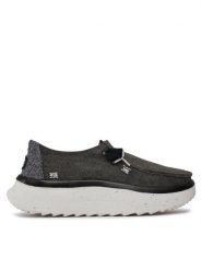Hey Dude Półbuty Wendy Peak Chambray 40255-001 Szary. Szare półbuty wsuwane Hey dude, bez wzorów, z materiału, bez obcasa, na płaskiej podeszwie. Za 239.99 zł.