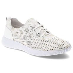 Półbuty damskie Artiker, skóra naturalna perforowana cholewka sznurowane lekka elastyczna podeszwa sportowy fason, białe, 58C0156. Białe półbuty wsuwane Artiker, bez wzorów, ze skóry, sportowe, bez obcasa. Za 209.00 zł.