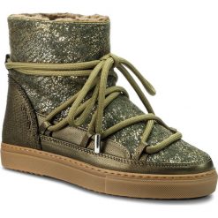 Buty INUIKII - Sneaker 70202-24 Burret Olive. Zielone śniegowce Inuikii, z materiału. Za 1,129.00 zł.