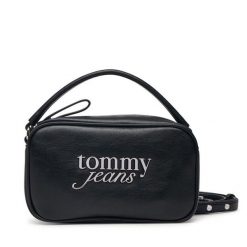Torebka Tommy Jeans. Czarne torebki klasyczne Tommy Jeans, bez wzorów, z jeansu, klasyczne, bez dodatków. Za 409.99 zł.