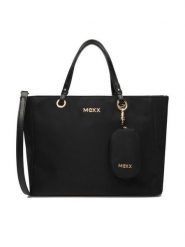 MEXX Torebka EO-MEXX-L-001-09 Czarny. Czarne shopper bag Mexx, bez wzorów, z materiału, bez dodatków. Za 269.99 zł.