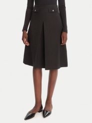 HUGO Spódnica midi Raferi 50542629 982 Czarny Regular Fit. Czarne spódnice Hugo, bez wzorów, z bawełny, midi. Za 759.99 zł.