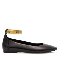 Baleriny Gino Rossi. Czarne baleriny Gino Rossi, bez wzorów, bez obcasa, bez zapięcia. Za 349.99 zł.