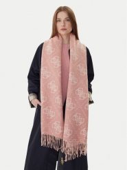 Guess Szalik AW5217 VIS03 Różowy. Czerwone szaliki i kominy Guess, z aplikacjami, z materiału. Za 239.99 zł.