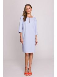 Stylove Sukienka w kolorze błękitnym rozmiar: S. Niebieskie sukienki Stylove, na co dzień, s, bez wzorów, bez kołnierzyka, bez ramiączek, midi, proste. Za 240.95 zł.