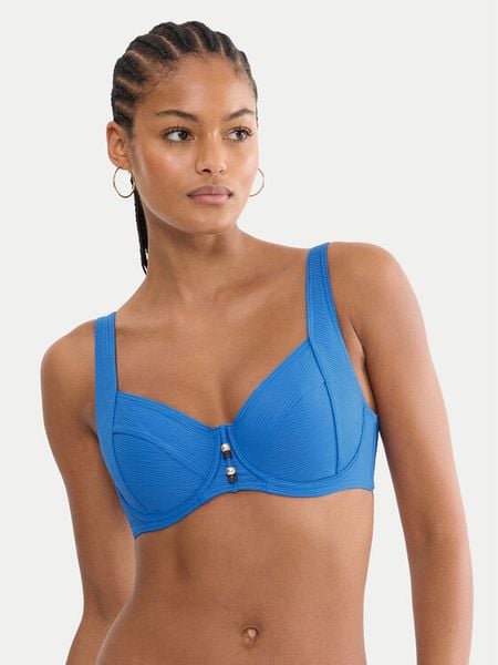 Triumph Góra od bikini Summer Dune W 01 10226487 Niebieski. Niebieskie bikini Triumph, bez wzorów, z syntetyku. Za 179.99 zł.
