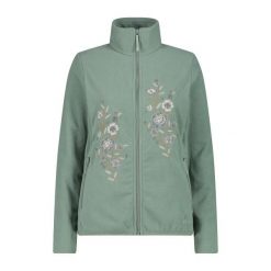 Bluza damska turystyczna CMP 34H0446. Zielone bluzy CMP, xs, bez wzorów, sportowe, bez ramiączek, bez kaptura. Za 382.50 zł.