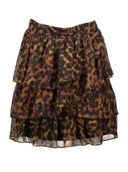 Guess Spódnica w kolorze brązowym rozmiar: XS. Brązowe spódnice Guess, na co dzień, xs, z aplikacjami, mini, proste. Za 87.81 zł.