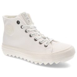 Buty Sportowe Puma Carina 2.0 Pop Up. Białe buty sportowe lifestyle Puma, bez wzorów, ze skóry, sportowe, bez zapięcia. W wyprzedaży za 239.00 zł.