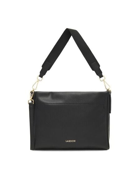 Lasocki Torebka C-MLR-J-022-05 Czarny. Czarne torebki klasyczne Lasocki, bez wzorów, z materiału, bez dodatków. Za 149.99 zł.
