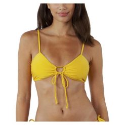 Damski top bikini Barts Isla Bow Tie. Żółte bikini Barts, bez wzorów, sportowe. Za 179.00 zł.