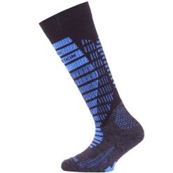 Skarpety narciarskie juniorskie Lasting SJR 905 jony srebra Merino. Czarne skarpetki LASTING, bez wzorów, z wełny. W wyprzedaży za 69.90 zł.