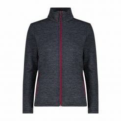 Polar damski zapinany na zamek CMP. Niebieskie bluzy z polaru CMP, bez wzorów, z polaru, trekkingowe. Za 323.50 zł.