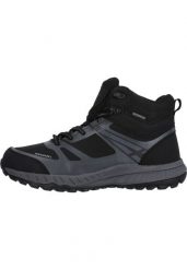 Buty trekkingowe Endurance Wakon. Czarne buty trekkingowe Endurance, bez wzorów, z materiału, bez zapięcia, trekkingowe. Za 357.50 zł.