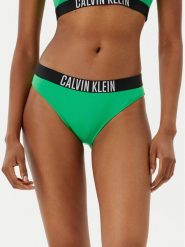 Calvin Klein Swimwear Dół od bikini KW0KW02856 Zielony. Zielone bikini Calvin Klein Swimwear, bez wzorów, z syntetyku. Za 139.99 zł.
