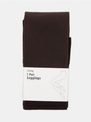 Legginsy z ociepleniem - brązowy. Brązowe legginsy Sinsay, bez wzorów. Za 39.99 zł.