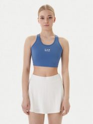 EA7 Emporio Armani Biustonosz sportowy 7W001146 AF12625 UB064 Niebieski. Niebieskie biustonosze sportowe EA7 Emporio Armani, bez wzorów, z syntetyku. Za 249.99 zł.