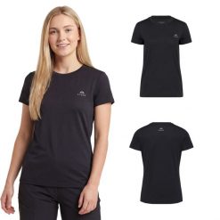 Koszulka damska trekkingowa KADVA TrailCore. Czarne t-shirty sportowe KADVA, uniwersalny, bez wzorów, z elastanu, bez ramiączek, trekkingowe. Za 59.99 zł.