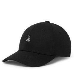 Czapka z daszkiem Patrizia Pepe. Czarne czapki z daszkiem Patrizia Pepe, bez wzorów. Za 329.99 zł.