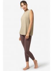 Super.natural Top sportowy "Boxy" w kolorze beżowym rozmiar: XL. Brązowe topy sportowe super.natural, xl, bez wzorów, z materiału, outdoorowe. Za 130.99 zł.