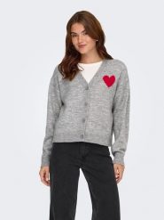 JDY Kardigan w kolorze szarym rozmiar: S. Szare swetry JDY, s, bez wzorów, bez ramiączek. Za 140.86 zł.