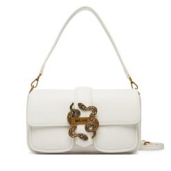 Torebka Just Cavalli. Białe torebki klasyczne Just Cavalli, bez wzorów, klasyczne, bez dodatków. Za 829.99 zł.