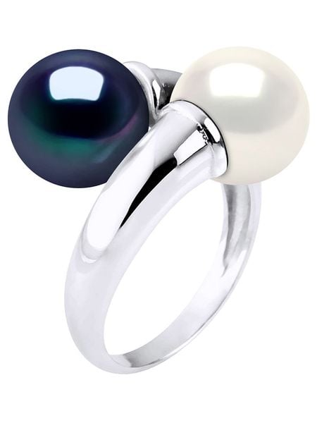 ATELIERS SAINT GERMAIN Srebrny pierścionek z perłami rozmiar: 54. Białe pierścionki ATELIERS SAINT GERMAIN, z perłą, srebrne. Za 438.21 zł.