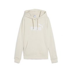 Damska bluza z kapturem z logo No.1 ESS PUMA Alpine Snow White. Białe bluzy Puma, s, bez wzorów, z kapturem, do biegania. Za 159.00 zł.