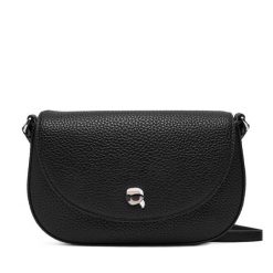 Torebka KARL LAGERFELD. Czarne listonoszki KARL LAGERFELD, bez wzorów, bez dodatków. Za 519.99 zł.