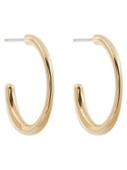 Calvin Klein Kolczyki 35000347 Złoty. Żółte kolczyki Calvin Klein, metalowe. Za 259.99 zł.