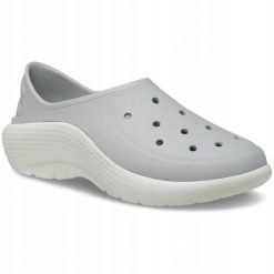 Buty Sportowe Sneakersy Dla Dorosłych Crocs Classic Sneaker. Szare buty treningowe Crocs, bez wzorów, z materiału, bez zapięcia. Za 231.99 zł.