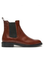 Vagabond Shoemakers Sztyblety Amina 5603-001-27 Brązowy. Brązowe botki Vagabond Shoemakers, bez wzorów, ze skóry, bez obcasa, na płaskiej podeszwie, bez zapięcia. Za 379.99 zł.