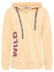 Zwillingsherz Bluza "Wild" w kolorze beżowym rozmiar: XXL. Brązowe bluzy Zwillingsherz, xxl, bez wzorów, bez ramiączek, z kapturem. Za 167.28 zł.