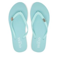 Japonki Guess. Niebieskie japonki Guess, z aplikacjami. Za 179.99 zł.