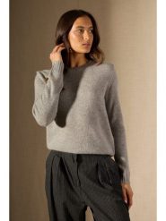 Perfect Cashmere Kaszmirowy sweter "Devezas" w kolorze jasnoszarym rozmiar: M. Szare swetry Perfect Cashmere, m, bez wzorów, z kaszmiru, bez ramiączek. Za 550.36 zł.