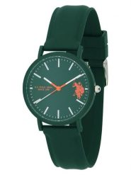 U.S. Polo Assn. Zegarek kwarcowy w kolorze zielonym rozmiar: onesize. Zielone, analogowe zegarki U.S. Polo Assn., sztuczne. Za 145.94 zł.
