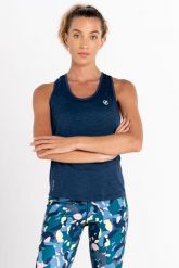 Koszulka sportowa damska Modernize II bez rękawów. Niebieskie t-shirty sportowe Dare 2b, bez wzorów, ze skóry, bez ramiączek. Za 52.30 zł.