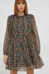JDY sukienka kolor czarny mini prosta. Czarne sukienki JDY, na co dzień, l, bez wzorów, z materiału, bez kołnierzyka, bez ramiączek, maxi. W wyprzedaży za 109.99 zł.