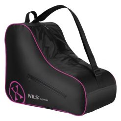 Torba na rolki TS105 Nils Extreme. Czarne torby sportowe Nils Extreme, bez wzorów, na ramię. Za 39.90 zł.