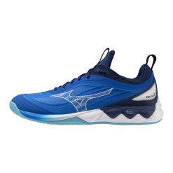 Buty halowe Mizuno Wave Luminous. Białe buty do biegania Mizuno, bez wzorów, z materiału, bez zapięcia, do biegania, mizuno wave. W wyprzedaży za 506.40 zł.