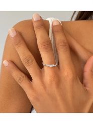 OR Carats Złoty pierścionek z diamentami rozmiar: 52. Szare pierścionki OR Carats, z diamentem, złote. Za 652.99 zł.