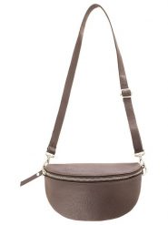Zwillingsherz Skórzana saszetka "Crossbody" w kolorze brązowym - 23 x 14 cm rozmiar: onesize. Brązowe nerki i saszetki Zwillingsherz, bez wzorów, z materiału, bez dodatków. Za 228.21 zł.