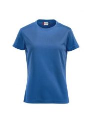 Clique Ice-T Women koszulka z oddychającego poliestru. Niebieskie t-shirty sportowe CLIQUE, m, bez wzorów, z materiału, bez ramiączek. Za 113.73 zł.